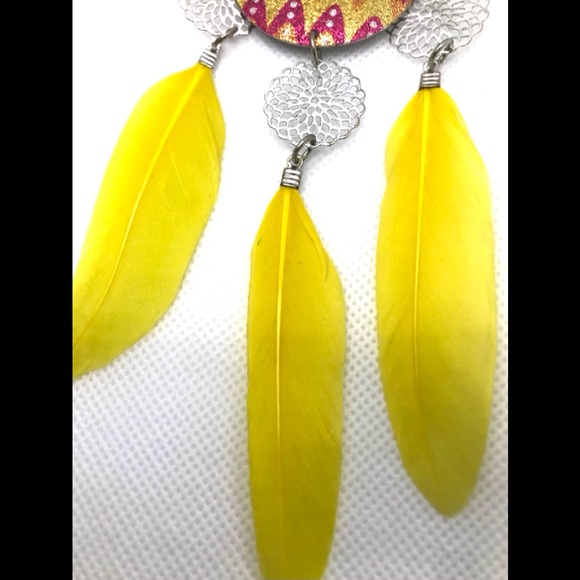 🔥BOHO FEATHER EARRINGS 🔥 NWT🏷 - Picture 6 of 12